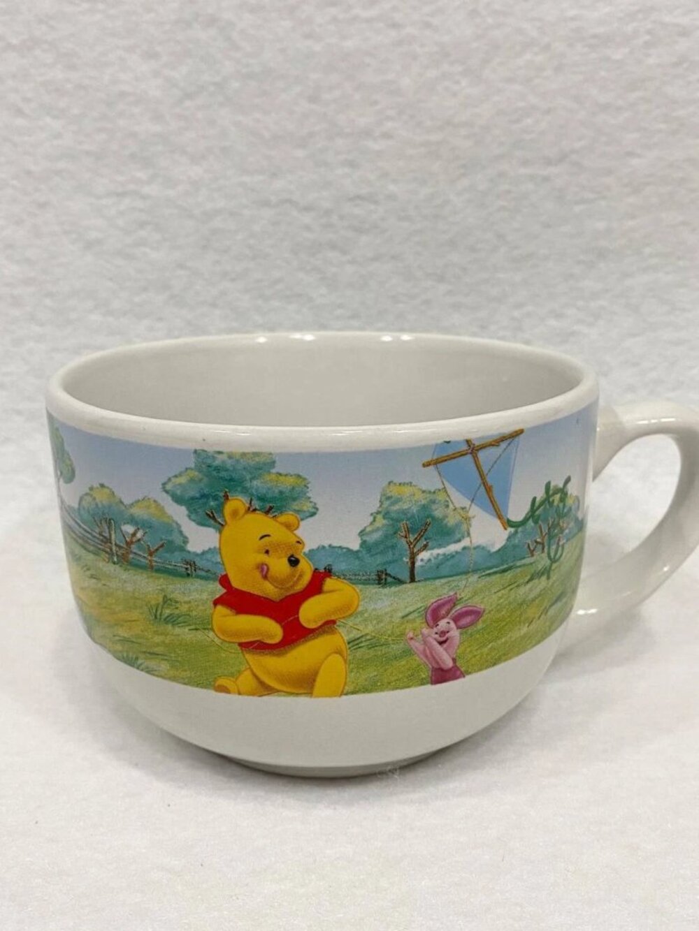 Winnie the Pooh Piglet wide mug Gibson | White ceramic